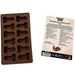 Diablo Picante - Molde Chocolate 12 Penes Silicona Para Colgar Rojo
