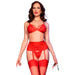 Chilirose - Cr 4895 Conjunto 5 Piezas Rojo Xl