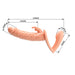 Baile - Charlotte Arnés Hollow Strap-on Doble Penetración Natural