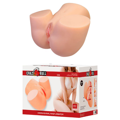 Crazy Bull - Liora Masturbador Vaginal Y Anal Doble Xxl Con Vibración
