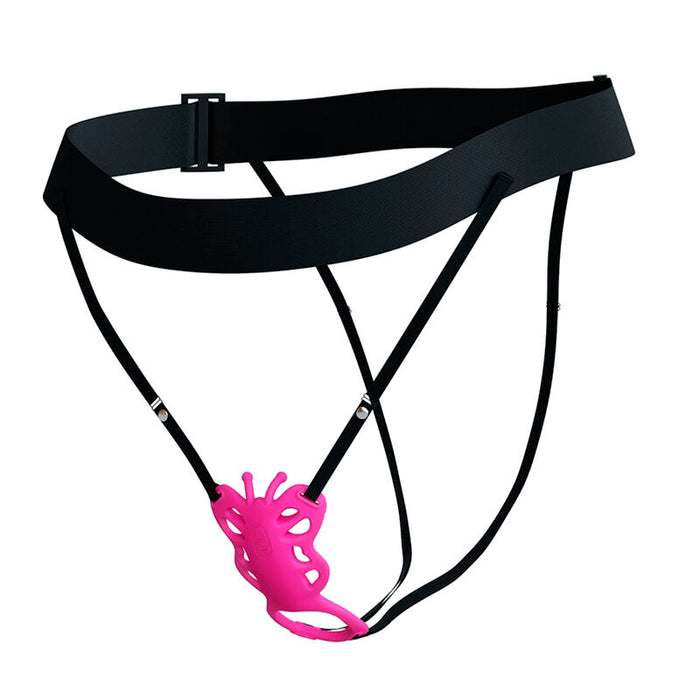 Pretty Love - Butterfly Masajeador Tanga App Control Rosa