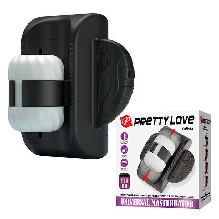 Pretty Love - Calista Masturbador Automático Universal Negro
