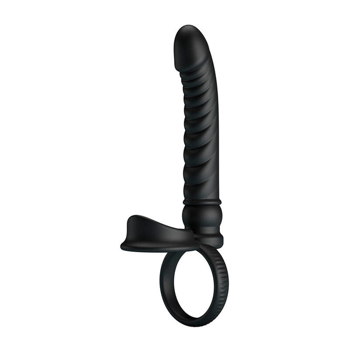 Pretty Love - Merritt Vibrador Anal Con Anillo Y Vibración Negro