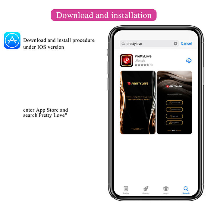 Pretty Love - Klay Vibrador Huevo Con Empuje App Control Morado