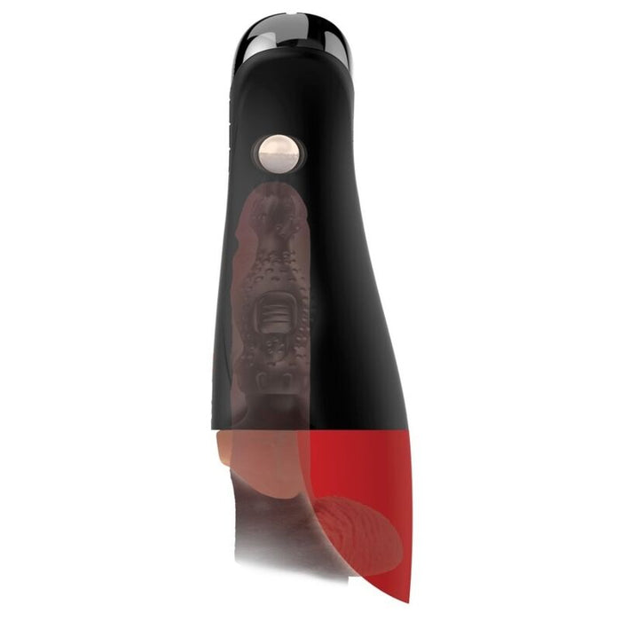 Pdx Elite - Masturbador Automático Fap-O-Matic Pro Xl Vibrador Marrón 34.9 Cm