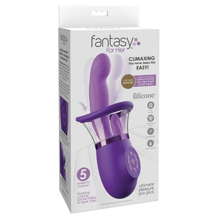 Fantasy For Her - Vibrador Rabbit Ultimate Pleasure Pro Plus Morado