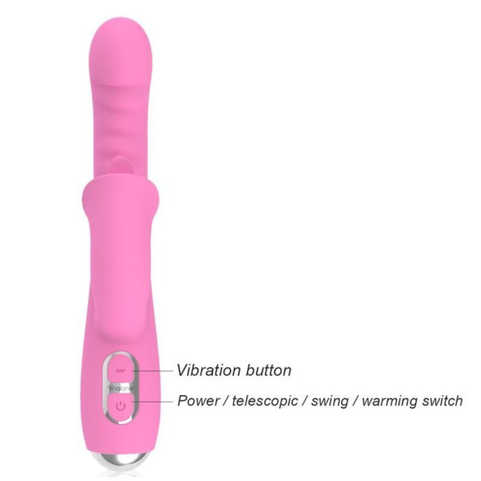 Nalone - T-may Vibrador Rabbit Con Empuje Y Movimiento Oscilante