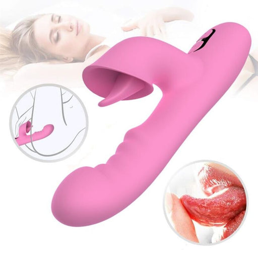 Nalone - T-may Vibrador Rabbit Con Empuje Y Movimiento Oscilante