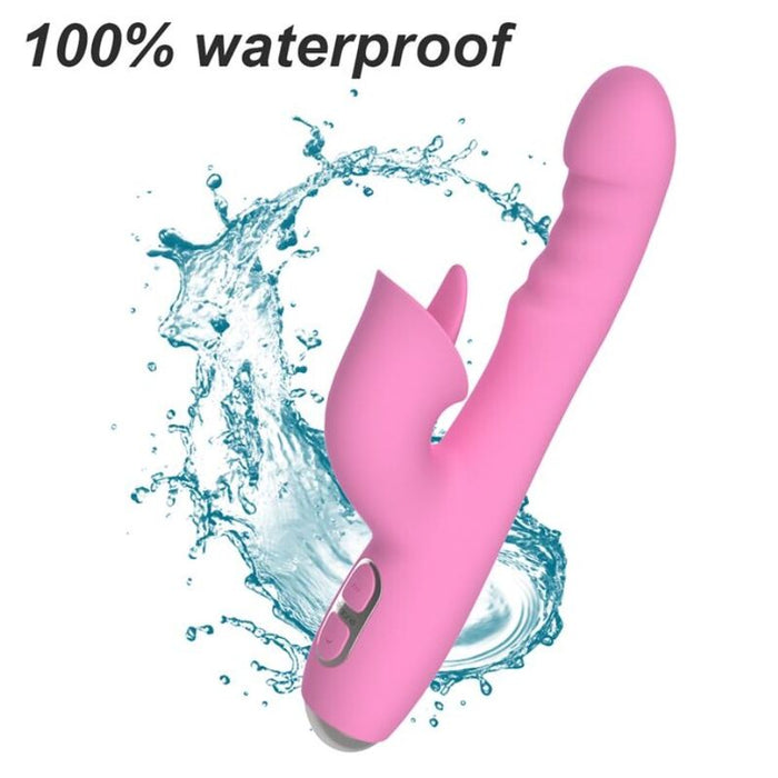 Nalone - T-may Vibrador Rabbit Con Empuje Y Movimiento Oscilante