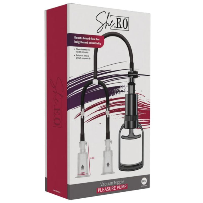 She.e.o - Bomba De Vacío Para Pezones M/l