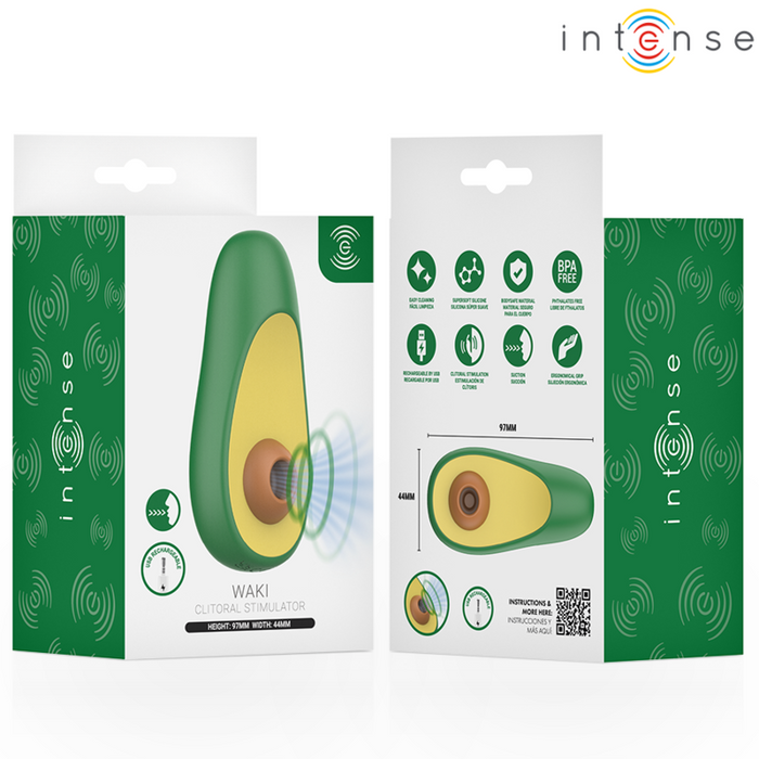 Intense - Waki Estimulador Succionador De Clítoris Aguacate