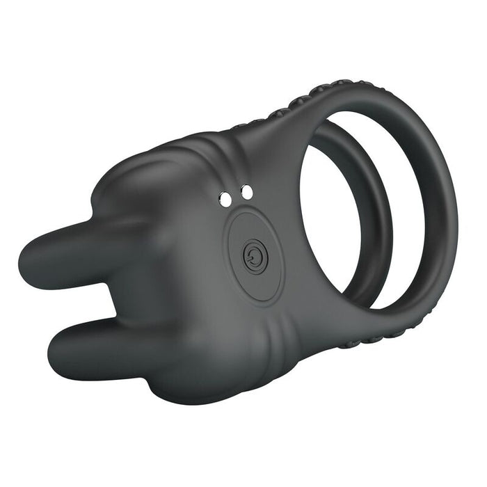 Pretty Love - Sini Anillo Para Pene Vibrador Recargable 10 Funciones Negro