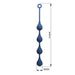 Mr Play - Bolas Anales Silicona Azul Talla Xl 52,5 Cm