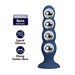 Mr Play - Plug Anal Con 4 Bolas Metálicas Y Ventosa Azul
