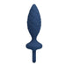Mr Play - Plug Anal Texturizado Con Anilla Azul L
