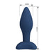Mr Play - Plug Anal Cónico Silicona Azul L