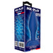 Mr Play - Plug Anal Cónico Silicona Azul L