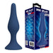 Mr Play - Plug Anal Cónico Silicona Azul Xl