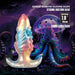 Power Monsters - Ebon Leviathan Plug Anal Hinchable Fantasía Tricolor 18 Cm