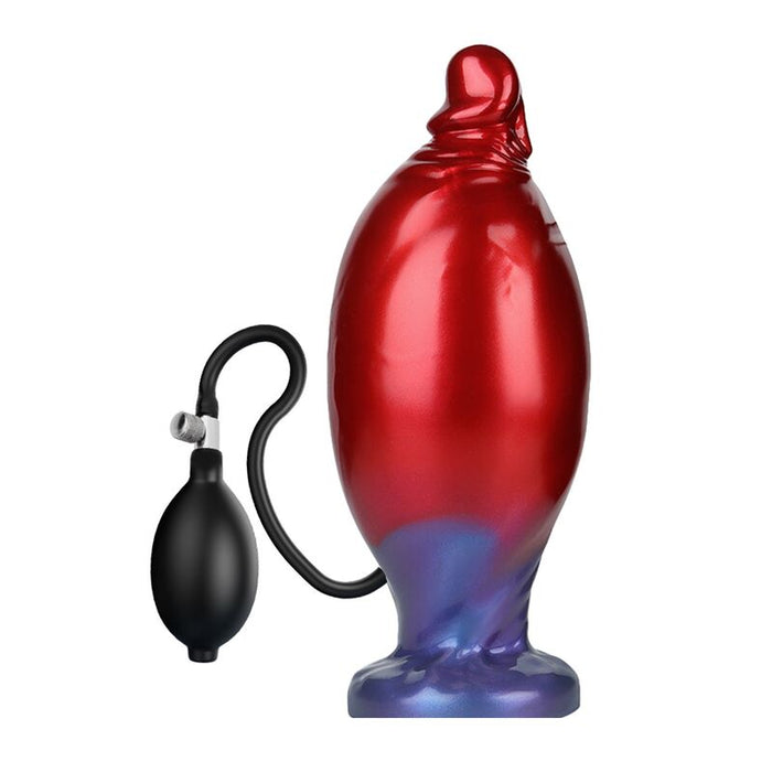 Power Monsters - Shadow Behemoth Dildo Hinchable Fantasía Bicolor 22 Cm Ø 5 Cm