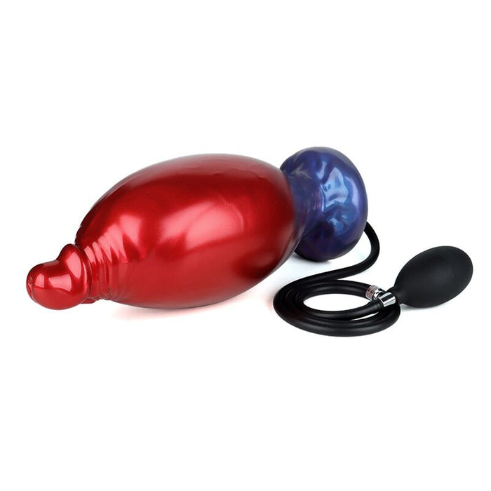Power Monsters - Shadow Behemoth Dildo Hinchable Fantasía Bicolor 22 Cm Ø 5 Cm