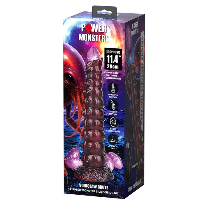 Power Monsters - Voidclaw Brute Dildo Hinchable Fantasía Bicolor 29 Cm Ø 5,7 Cm