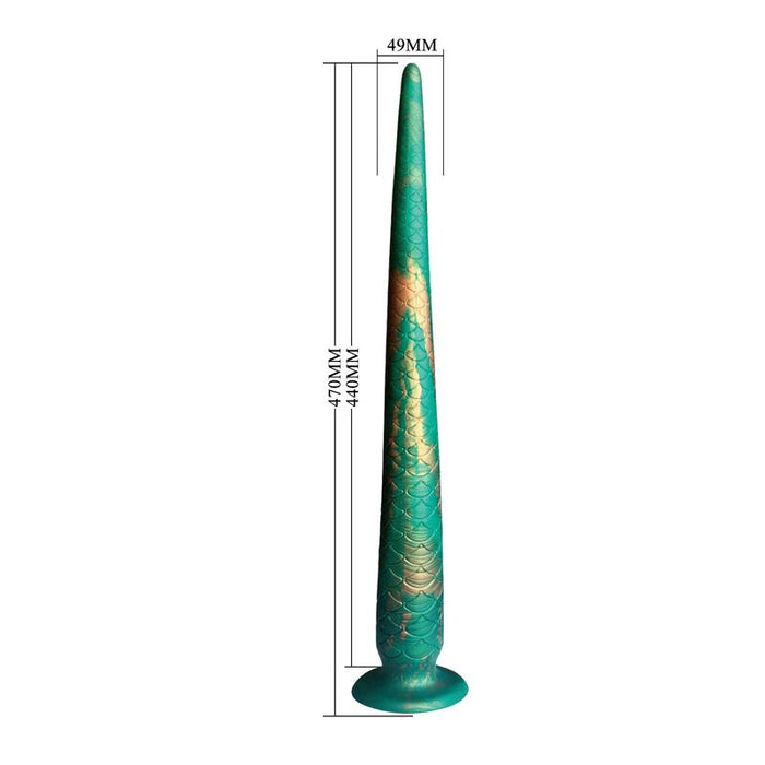 Power Monsters - Wildwyrm Tail Dildo Bicolor 47 Cm Ø 4 Cm