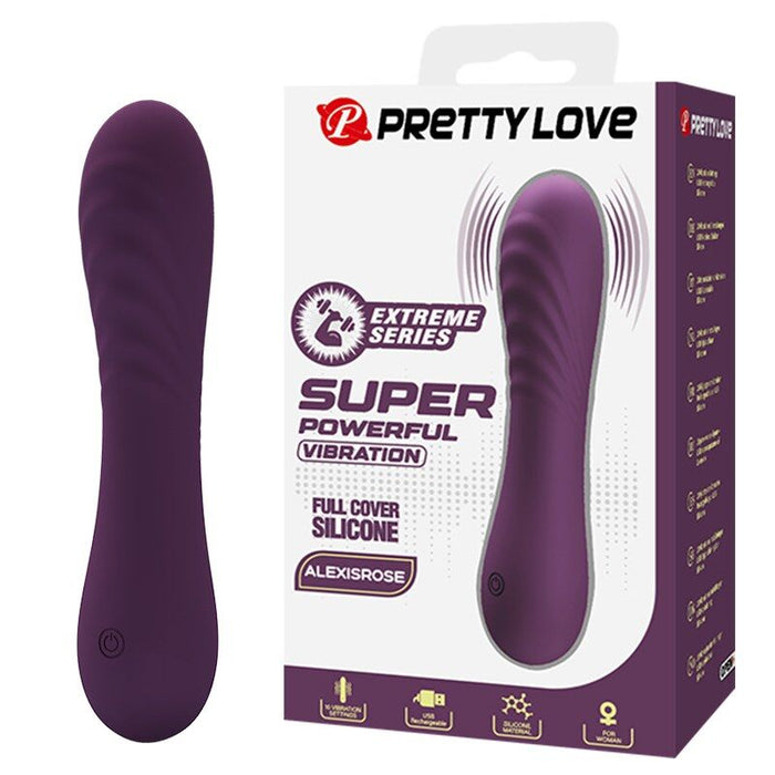 Pretty Love - Alexisrose Vibrador Recargable 10 Funciones Morado