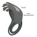 Pretty Love - Anillo Vibrador Recargable Con Estimulador