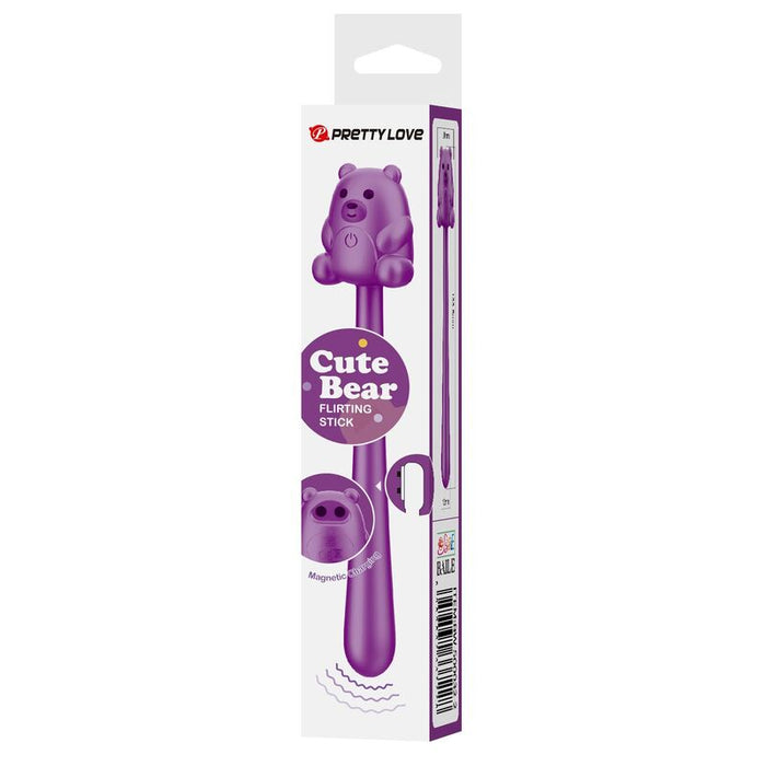 Pretty Love - Cute Bear Flirting Stick Vibrador Recargable