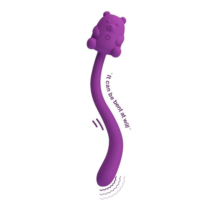 Pretty Love - Cute Bear Flirting Stick Vibrador Recargable