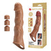 Pretty Love - Funda Extensora Para Pene Ajustable 28 Cm Ø 4,5 Cm Color Marrón
