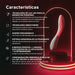 Lelo - Mona Spectra Masajeador Íntimo Con Luz Roja Recargable App Control