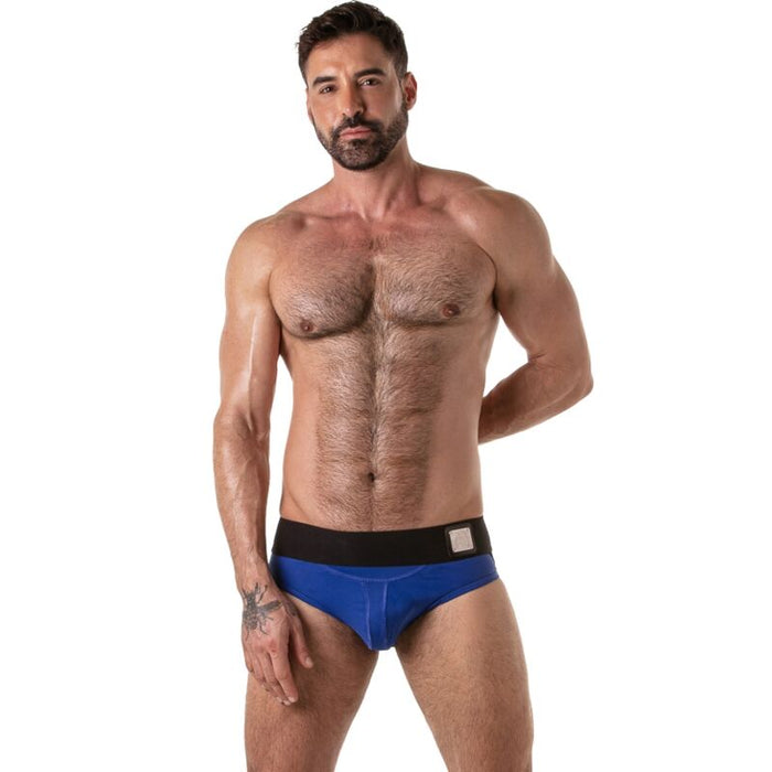 Locker Gear - Wide Waistband Jock Brief Azul Xl
