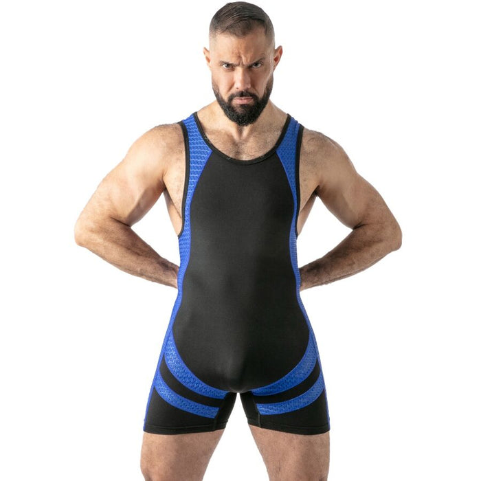 Locker Gear - Mono Open Access Singlet Azul Xl