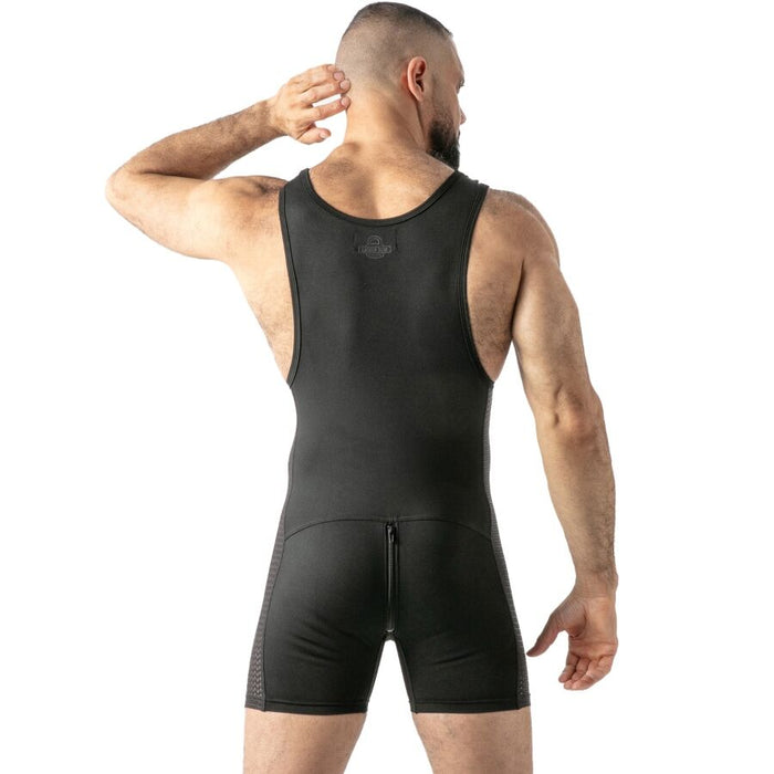 Locker Gear - Mono Open Access Singlet Negro S