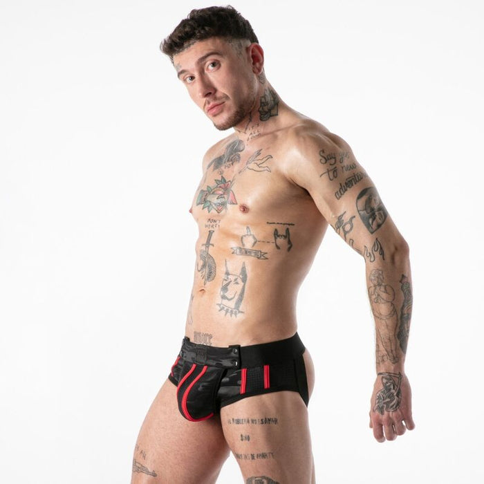 Locker Gear - Full Military Access Jock Brief Rojo S