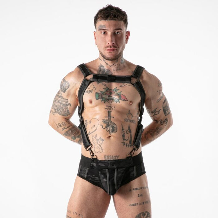 Locker Gear - Arnés Full Military Access Rojo L/xl