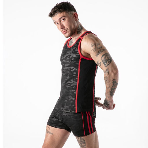 Locker Gear - Full Military Access Tanktop Rojo S