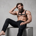 Fetish Submissive Attitude - Arnés Ajustable Ecopiel Pecho Con Collar Hombre