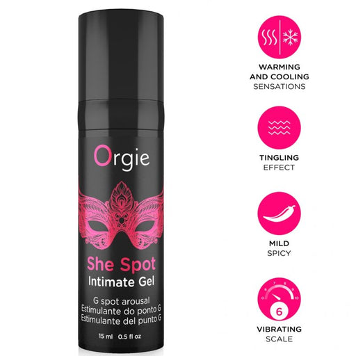 Orgie - She Spot Gel Íntimo Estimulante Punto G 15 Ml