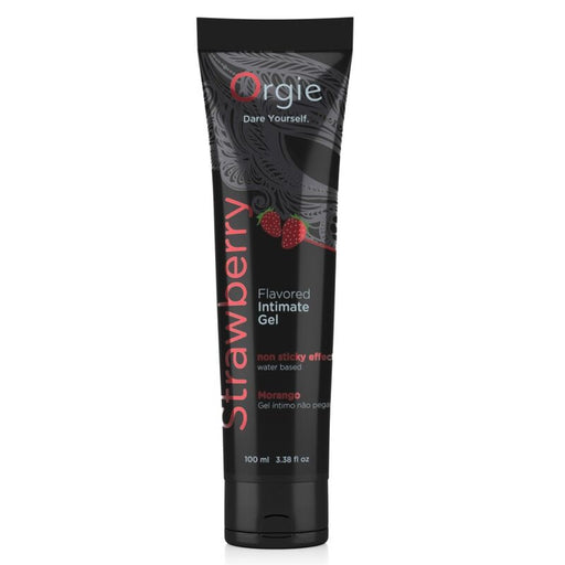 Orgie - Lubricanete Gel Íntimo Besable Base Agua Fresa 100 Ml