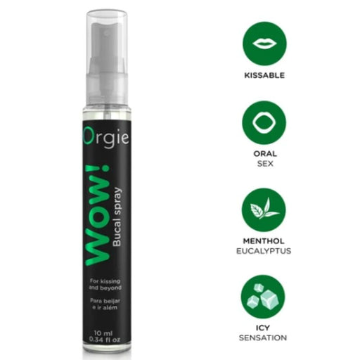 Orgie - Wow! Spray Bucal Besable Mentol Y Eucalipto 10 Ml