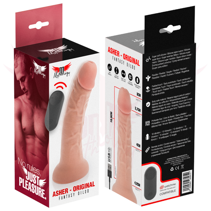 Mythology - Asher Original Dildo S - Vibrador Compatible Con Watchme Wireless Technology
