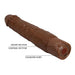 Pretty Love - Kessler Dildo Vibrador Realista 10 Modos De Vibración Y 10 De Empuje 22 Cm Marrón