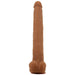 Pretty Love - Viggo Dildo Realista Tacto Suave Con Piel Deslizante 36,5 Cm Marrón