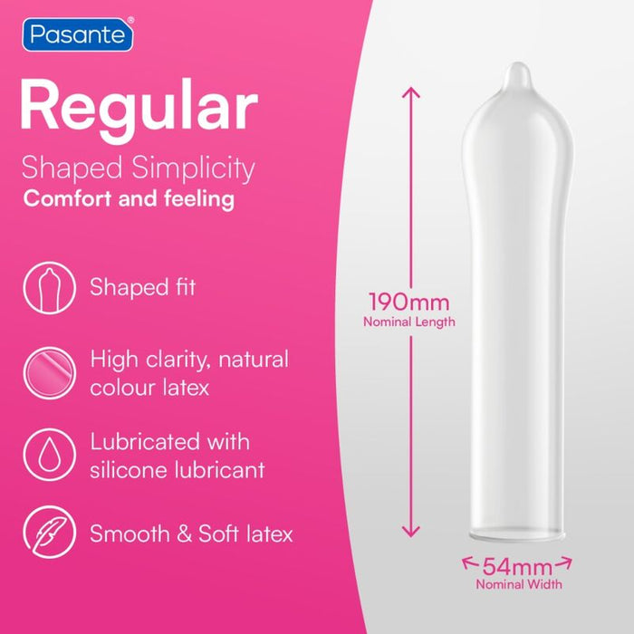 Pasante - Condom Gama Regular 144 Unidades (bolsa)
