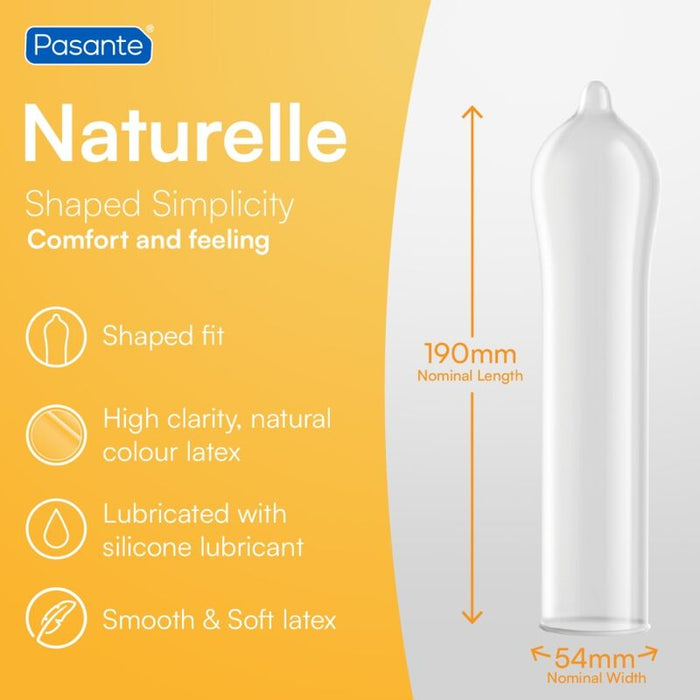 Pasante - Preservativos Naturelle Bolsa 144 Unidades (bolsa)