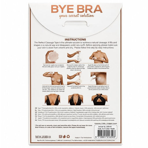 Bye-bra - Cinta Realzadora + Cubrepezones Gratis Copa A-f