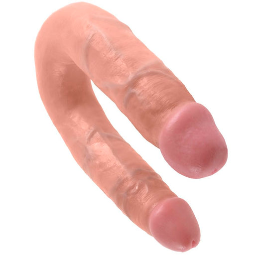 King Cock - Dildo Doble Penetración 13.9 Cm Natural